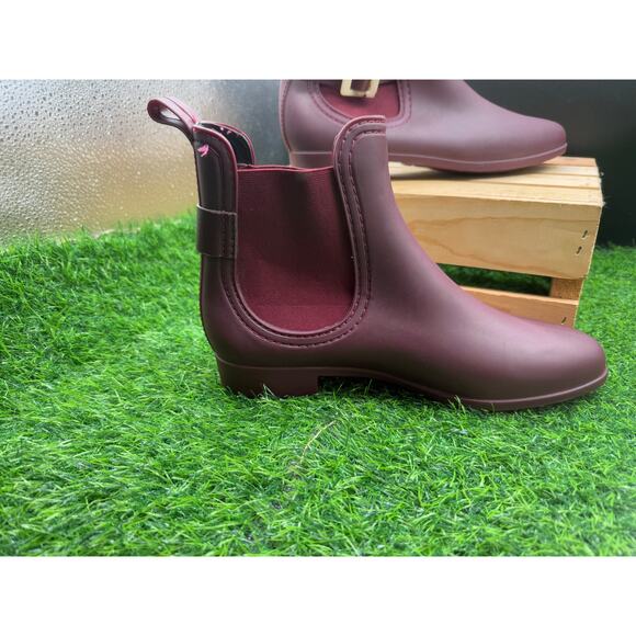 Henry Ferrera- Burgundy- Rain Boots- Size 9US/EU40W - Picture 3 of 10